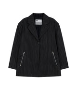 Zipper Stripe Jacket Navy