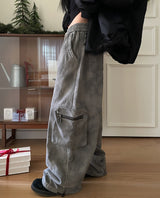 Dyed Parachute Cargo Pants