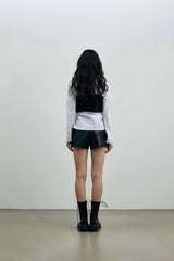 ARI RIBBON BUSTIER / BLACK