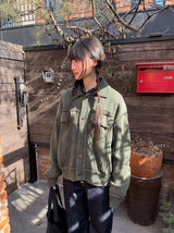 [unisex] ディルカリウォッシングカラーニットジャケットカーディガン