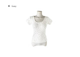 Elta Punching Flower Short Sleeve T-shirt
