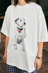 ダルメシアンプリントリラックスTシャツ