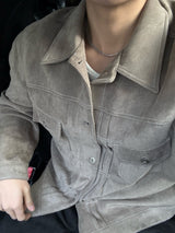 Add suede tracker jacket