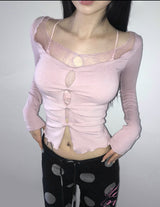 Bocchi layered top (2 color) 