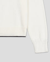 (UNISEX) カラーブロック ラウンド ニット