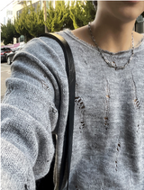 フムットモヘアヴィンテージニット