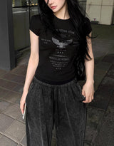 Vintage Washing Wide Pants Sagging ver.