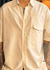 Hidden Pocket Oxford Shirt 3COLOR