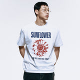 サンフラワーTシャツ_メランジェ