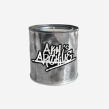 Rusty tin candle