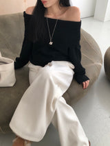 [MADE] ENTOL VELOUR WIDE PANTS