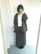 Feminine Flat Neck Long T-Shirt