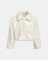 Snow Collar Fur Crop Jacket