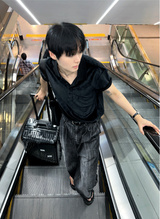 エッセンシャルベロアカラー半袖Tシャツ