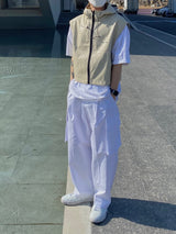 Make Cropped Hooded Leather Vest 2C