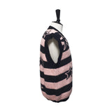 Black&Pink Stripe Star Knit Vest