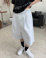 ハーメン ピンタック ハッポ バミューダパンツ