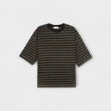 [Premium] ウィークエンドピッグボーダー半袖Tシャツ (2color)