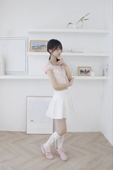 Belt Set] ハーフフレアミニスカート