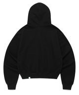 W CLASSIC LOGO ZIP UP HOODIE BLACK(CV2EFFM482A)