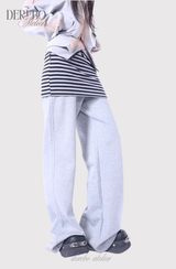 Gradient Off-Shoulder Zip-Up (TOP)