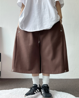 SEWAT DOWN-MIDDLE SNAP BERMUDA💚🤎🖤🤍5COLOR