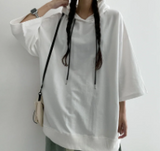 Rens over hooded short-sleeved T-shirt (3 colors)