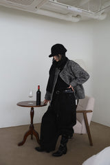 Muffler attached) ツイルハーフコート
