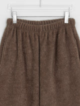 Halka Bokashi Hairy Knit Banding Wide Pants