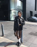 Pleated wrap skirt pants