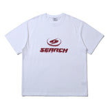 ブリードロゴTシャツ ホワイト-マゼンタ