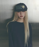 Button Roll-Up Loose-Fit Long Sleeve [Navy]