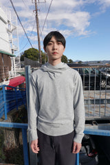 saros knit hooded -  Light Gray(2)