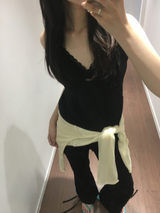 Fondure lace sleeveless top (2color)