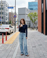 SOFT BLUE LINE WIDE DENIM code 26212
