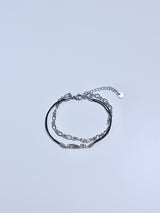 All surgical seel new wave layered string bracele