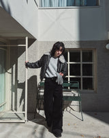 Tex double cargo strap corduroy pants