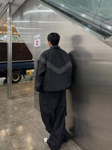 ナイロンピンタックリベットパンツ