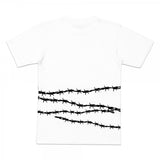 TZ BARBED WIRE SHORT SLEEVE WHITE