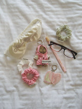 [3 set] Pommy Berry scrunchie (Pink)