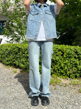 LOOSE FIT DENIM VEST code 21013