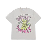 24FW POPSTAR RABBIT SHORT SLEEVE T-SHIRT LIGHT GREY