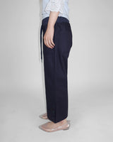 STEP BUTTON CROPPED PANTS