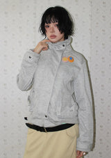 HIGH-NECK SWEAT JACKET