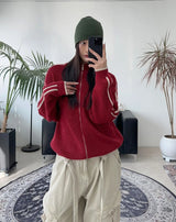 Davenn Track Line Knit Zip-Up