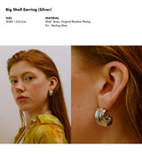 Big Shell Earring (Silver)