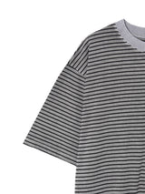 ステップピグメントストライプトップス (3color)