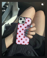 [PINK] DOTS Epoxy Bumper Case / TREEFORFIVE345