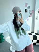ビフォアプリントロングスリーブTシャツ🖤💚🩷🤍 - 4 カラーズ