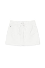 belt skirt (white)